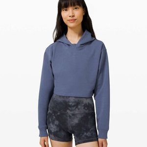 Lululemon all yours cropped hoodie - Size 6 - Ink blue